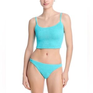 HUNZA G  Longline Bikini Top & Bottom